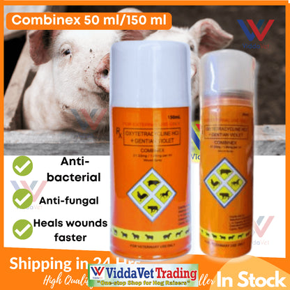 New Combinex wound spray for animals and pets 150ml