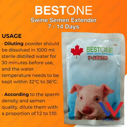1pc Bestone Swine Semen Extender (7 to 14 days)