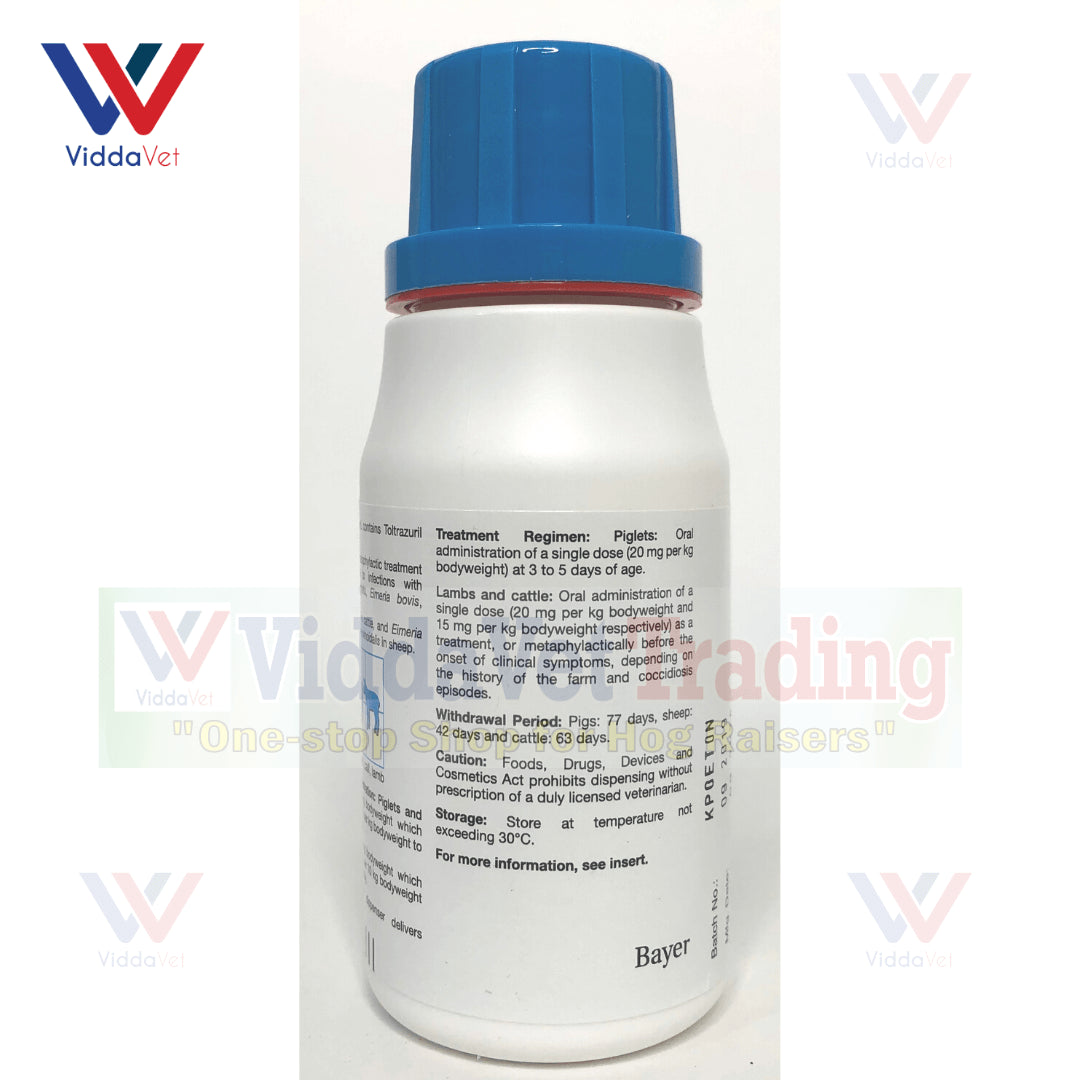 Baycox 5% Piglet Suspension 250ml